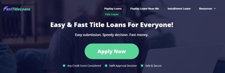 A Complete Guide to Getting Loans for Bad Credit from Fast Title Loans