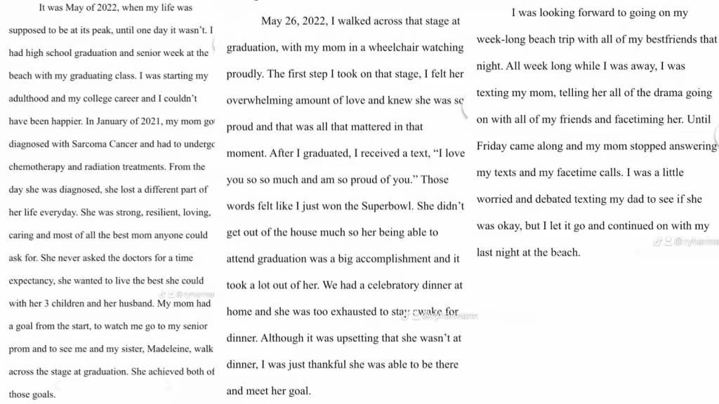 the essay that made the teacher cry